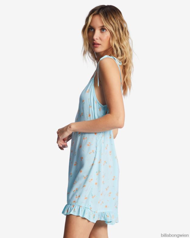 Billabong Clothing 00V682112 | Billabong herzzerreißendes Trägerkleid reines Aqua Frauen