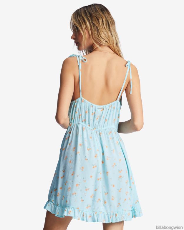 Billabong Clothing 00V682112 | Billabong herzzerreißendes Trägerkleid reines Aqua Frauen