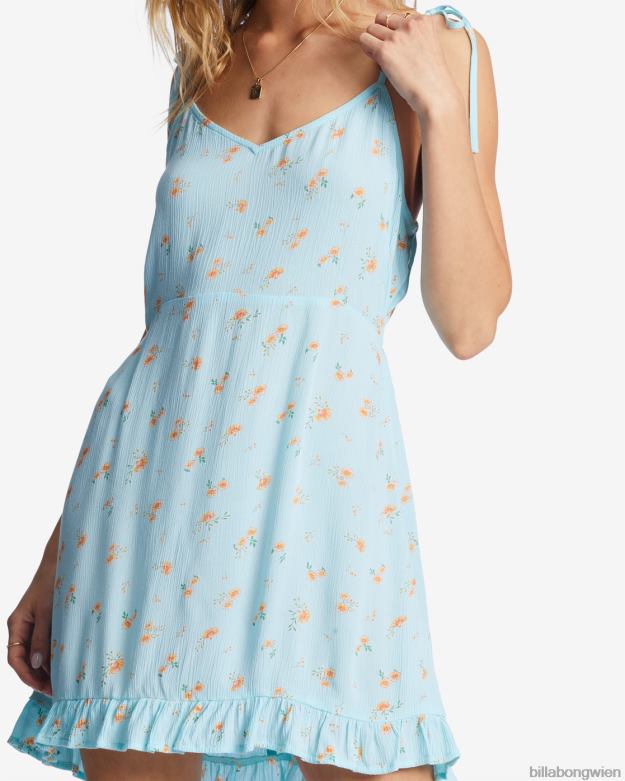 Billabong Clothing 00V682112 | Billabong herzzerreißendes Trägerkleid reines Aqua Frauen
