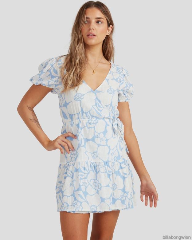 Billabong Clothing 00V682290 | Billabong mehr als ein blaues Wickelkleid süßes Blau Frauen