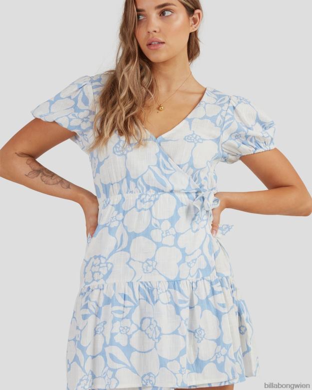 Billabong Clothing 00V682290 | Billabong mehr als ein blaues Wickelkleid süßes Blau Frauen