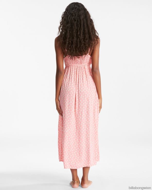 Billabong Clothing 00V682345 | Billabong Sommerliches Daydream-Midi-Slipkleid Sorbet Frauen