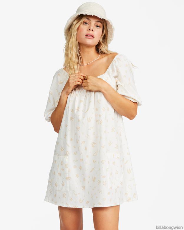 Billabong Clothing 00V682363 | Billabong On the Shore Babydoll-Minikleid natürlich Frauen