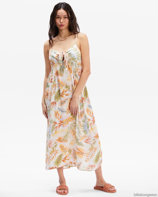 Billabong Clothing 00V682374 | Billabong Twist-It-Kleid weiß/mehrfarbig Frauen