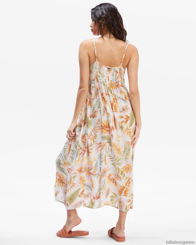Billabong Clothing 00V682374 | Billabong Twist-It-Kleid weiß/mehrfarbig Frauen