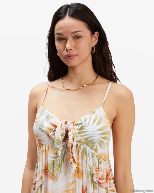 Billabong Clothing 00V682374 | Billabong Twist-It-Kleid weiß/mehrfarbig Frauen