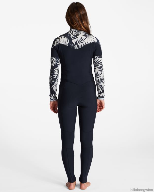Billabong Clothing 00V682589 | Billabong 3/2 Salty Dayz Neoprenanzug mit Brustreißverschluss im Paradies Frauen
