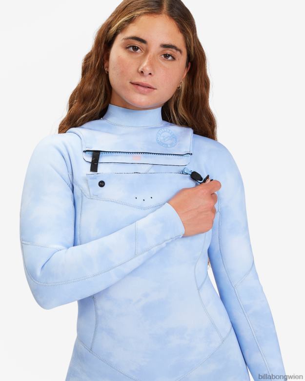 Billabong Clothing 00V682594 | Billabong 3/2 Salty Dayz Neoprenanzug mit Brustreißverschluss Wellenwaschung Frauen