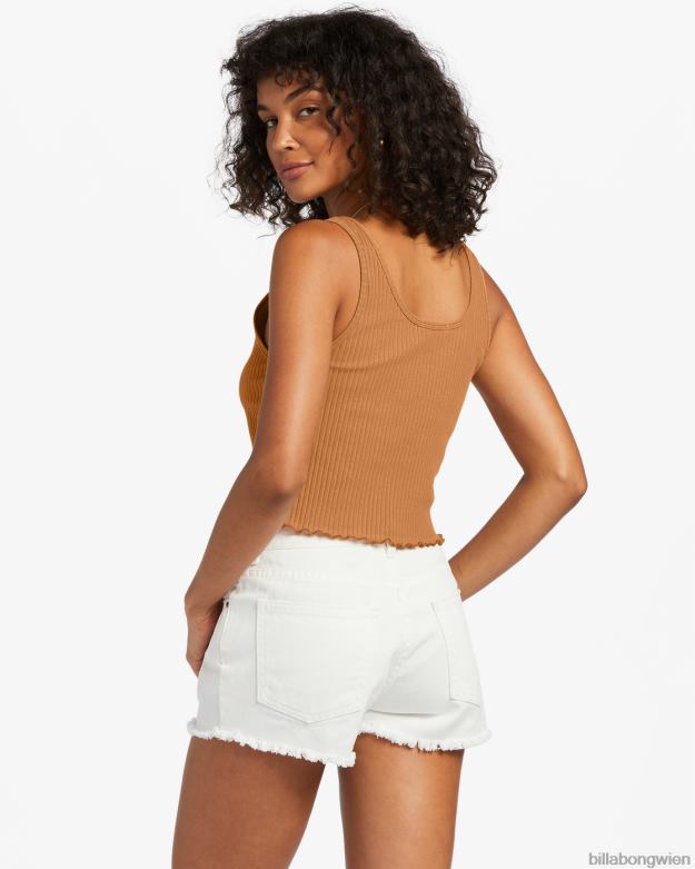 Billabong Clothing 00V681797 | Billabong Geripptes Tanktop mit Kerbe Sommergewürz Frauen
