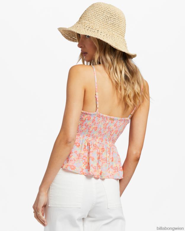 Billabong Clothing 00V681812 | Billabong Tanktop mit Liebesnotizen weich und pfirsichfarben Frauen