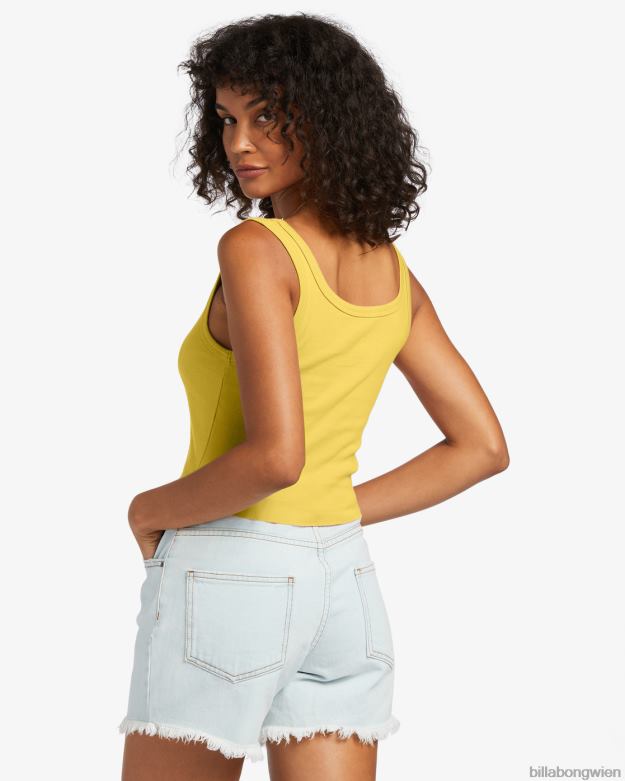 Billabong Clothing 00V681855 | Billabong Strahlen Sie den ganzen Tag Tanktop Honigbiene Frauen
