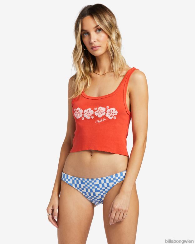 Billabong Clothing 00V681915 | Billabong Mahalo-Freund-Tanktop rotes Aloha Frauen