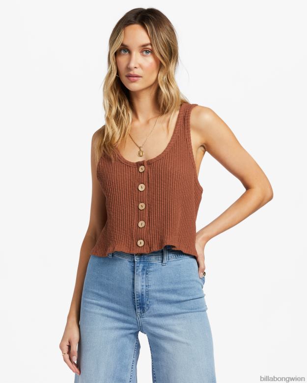 Billabong Clothing 00V681916 | Billabong Mach weiter, Tanktop geröstete Kokosnuss Frauen