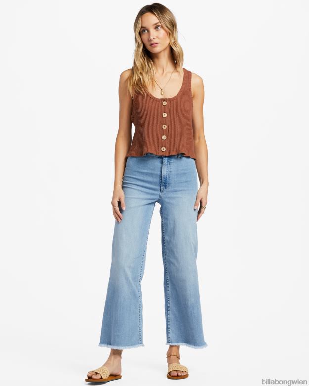 Billabong Clothing 00V681916 | Billabong Mach weiter, Tanktop geröstete Kokosnuss Frauen