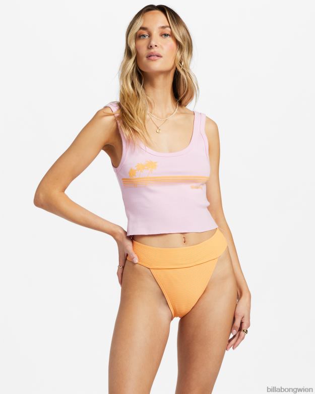 Billabong Clothing 00V681921 | Billabong Tanktop „Goldene Tage“. hellrosa Spuren Frauen