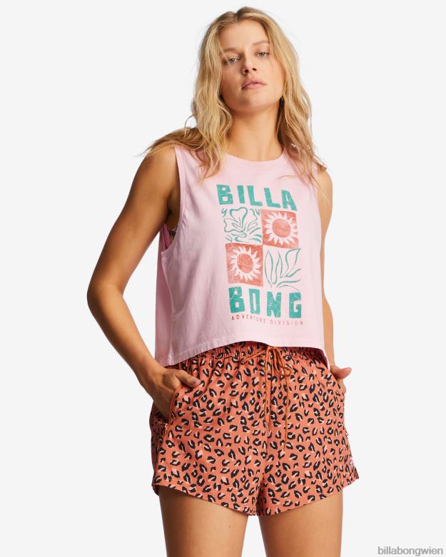 Billabong Clothing 00V682103 | Billabong A/Div-Tanktop Rosa Spuren Frauen