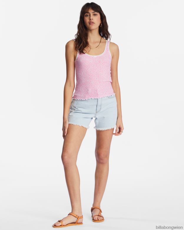 Billabong Clothing 00V682126 | Billabong Bis zum Morgengrauen-Tanktop fröhliches Rosa Frauen