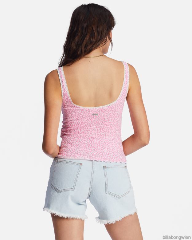 Billabong Clothing 00V682126 | Billabong Bis zum Morgengrauen-Tanktop fröhliches Rosa Frauen