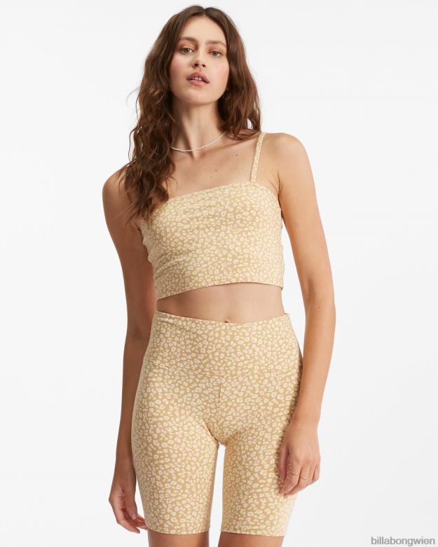 Billabong Clothing 00V682340 | Billabong Gestricktes Cami-Tanktop von Little Shores helles Sonnenuntergangsgold Frauen