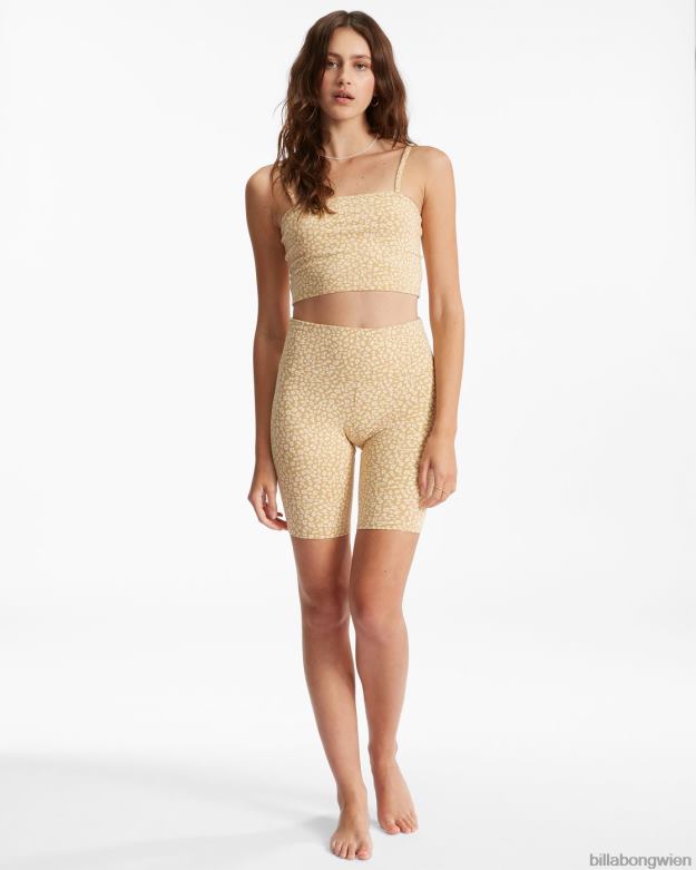 Billabong Clothing 00V682340 | Billabong Gestricktes Cami-Tanktop von Little Shores helles Sonnenuntergangsgold Frauen