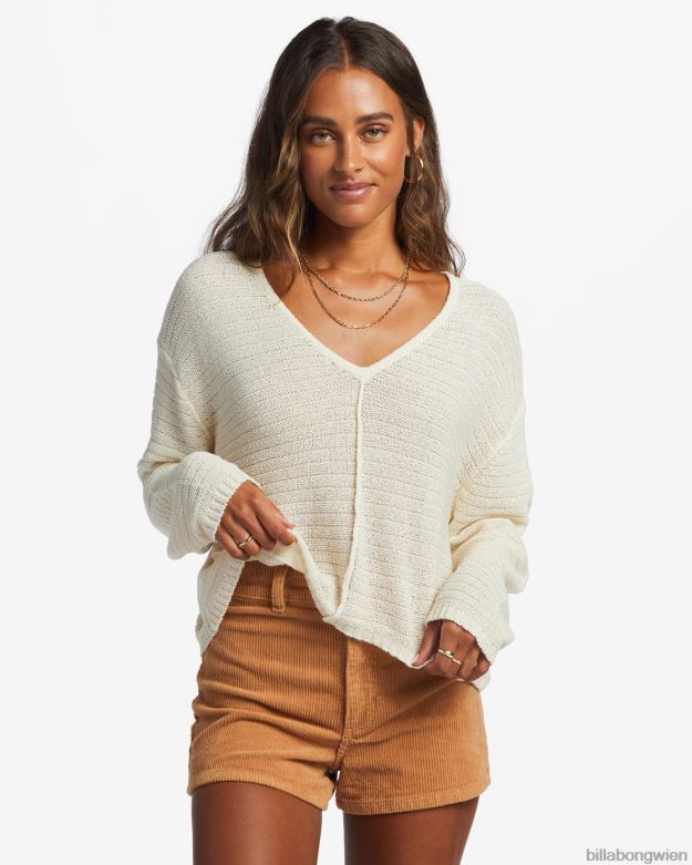 Billabong Clothing 00V681780 | Billabong Pullover für jeden Tag weiße Kappe Frauen
