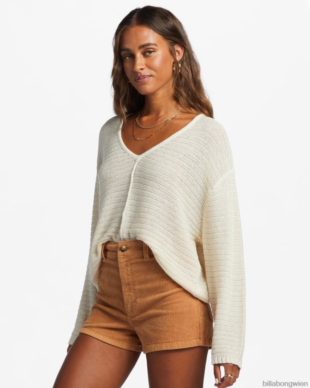 Billabong Clothing 00V681780 | Billabong Pullover für jeden Tag weiße Kappe Frauen
