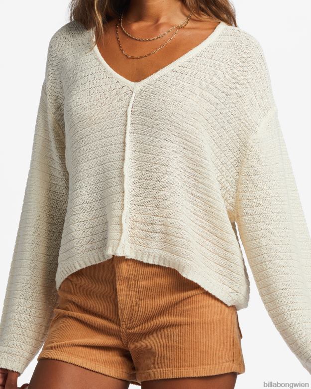 Billabong Clothing 00V681780 | Billabong Pullover für jeden Tag weiße Kappe Frauen