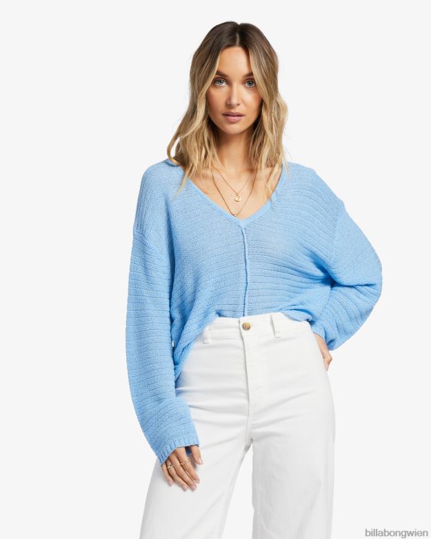 Billabong Clothing 00V681847 | Billabong Pullover für jeden Tag blaue Benommenheit Frauen