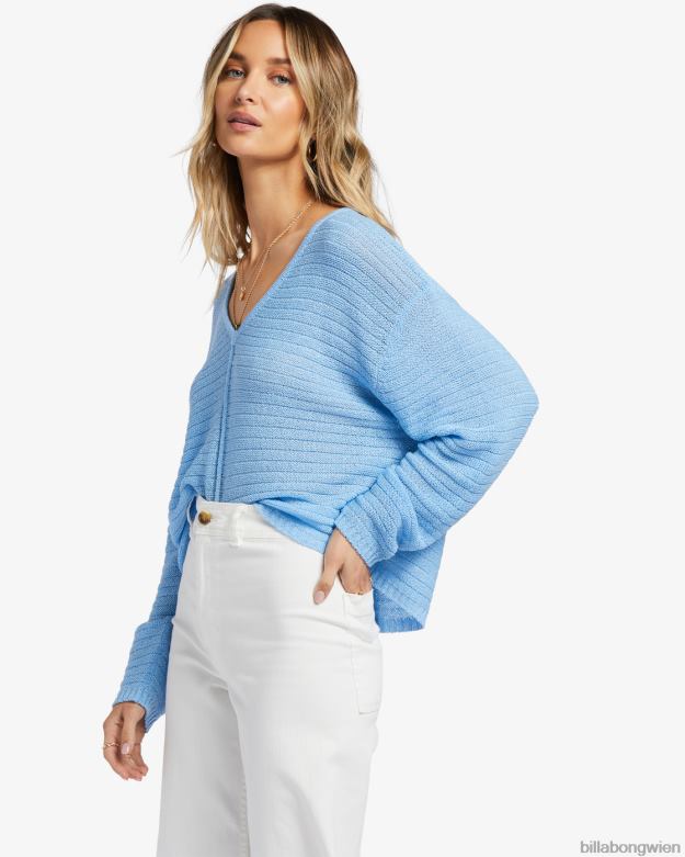 Billabong Clothing 00V681847 | Billabong Pullover für jeden Tag blaue Benommenheit Frauen