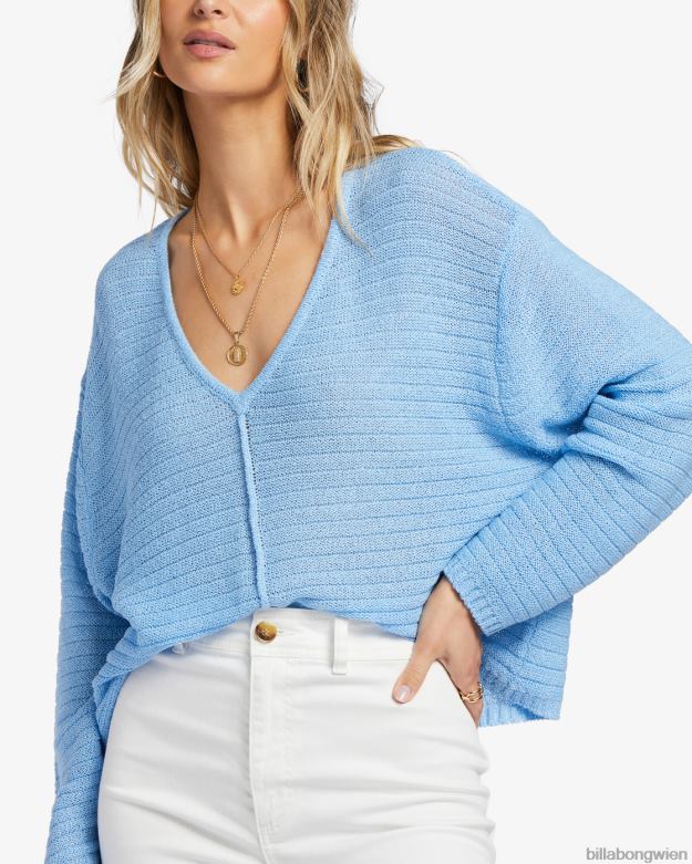 Billabong Clothing 00V681847 | Billabong Pullover für jeden Tag blaue Benommenheit Frauen
