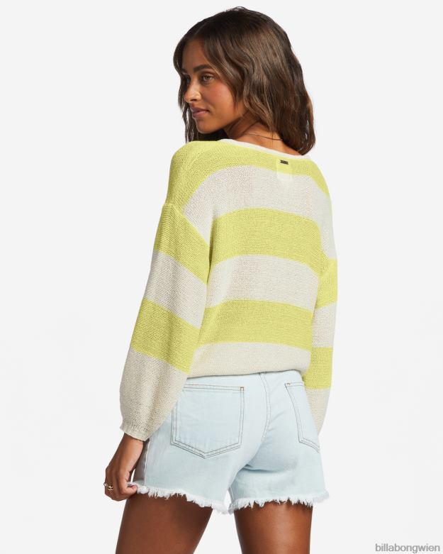 Billabong Clothing 00V681872 | Billabong so süßer Pullover helle Limette Frauen