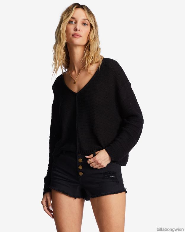 Billabong Clothing 00V682003 | Billabong Pullover für jeden Tag schwarzer Kieselstein Frauen