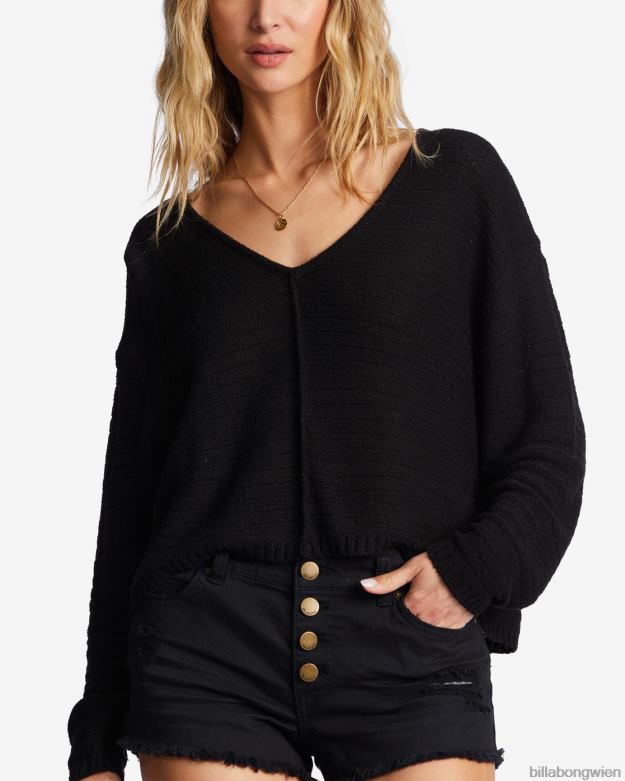 Billabong Clothing 00V682003 | Billabong Pullover für jeden Tag schwarzer Kieselstein Frauen