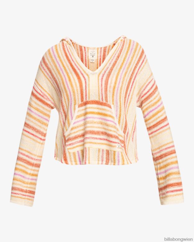 Billabong Clothing 00V682006 | Billabong Baja Beach Kapuzenpullover heller Mohn Frauen