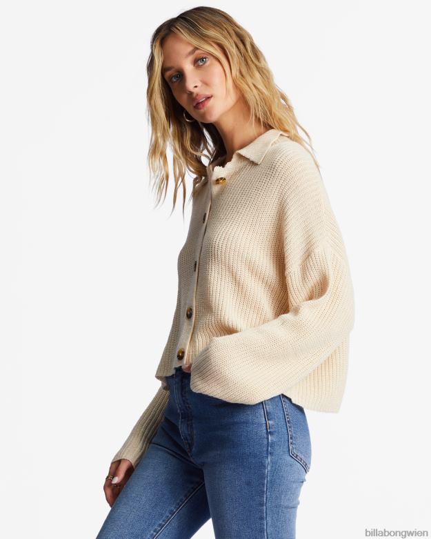 Billabong Clothing 00V682153 | Billabong Bleiben Sie aktuell gemütlicher Pullover weiße Kappe Frauen