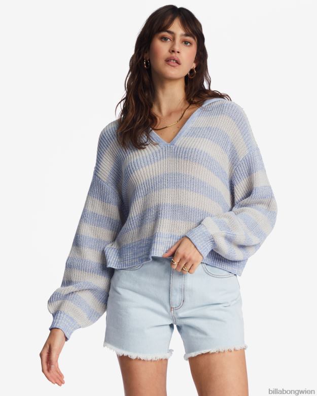 Billabong Clothing 00V682156 | Billabong Mas Amor Kapuzenpullover mit V-Ausschnitt gute Gezeiten Frauen