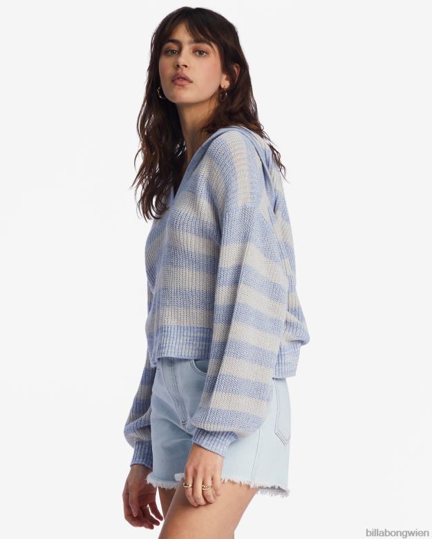 Billabong Clothing 00V682156 | Billabong Mas Amor Kapuzenpullover mit V-Ausschnitt gute Gezeiten Frauen