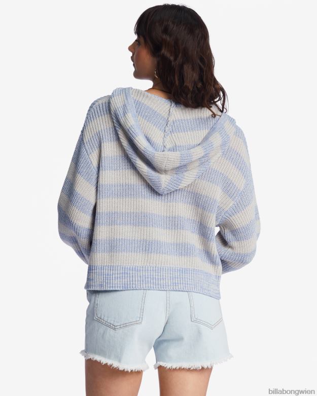 Billabong Clothing 00V682156 | Billabong Mas Amor Kapuzenpullover mit V-Ausschnitt gute Gezeiten Frauen
