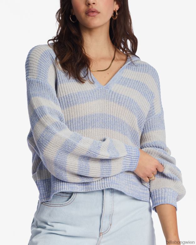 Billabong Clothing 00V682156 | Billabong Mas Amor Kapuzenpullover mit V-Ausschnitt gute Gezeiten Frauen
