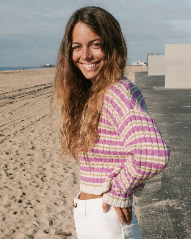 Billabong Clothing 00V682194 | Billabong in einem kuscheligen Pullover helle Orchidee Frauen