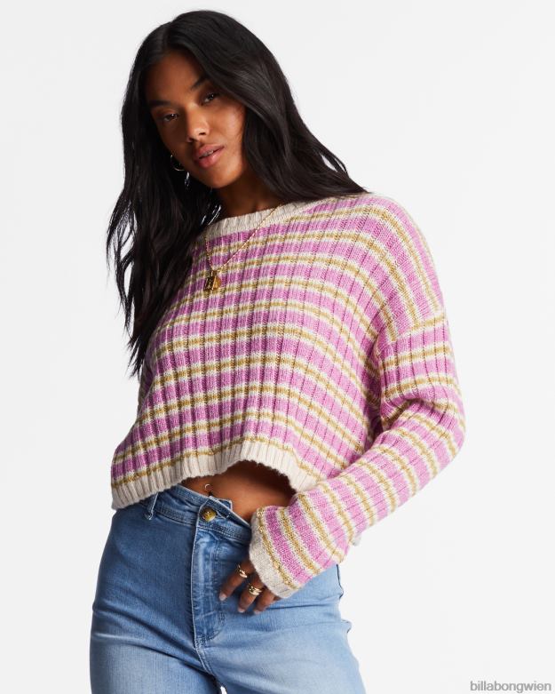 Billabong Clothing 00V682194 | Billabong in einem kuscheligen Pullover helle Orchidee Frauen