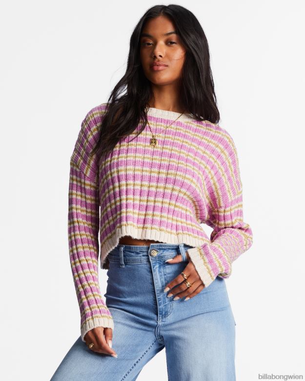 Billabong Clothing 00V682194 | Billabong in einem kuscheligen Pullover helle Orchidee Frauen