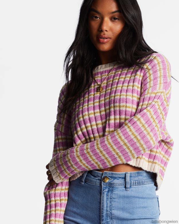 Billabong Clothing 00V682194 | Billabong in einem kuscheligen Pullover helle Orchidee Frauen