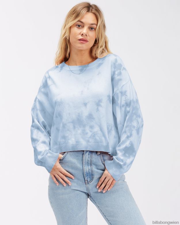 Billabong Clothing 00V682300 | Billabong Under the Sun-Pullover mit Rundhalsausschnitt süßes Blau Frauen