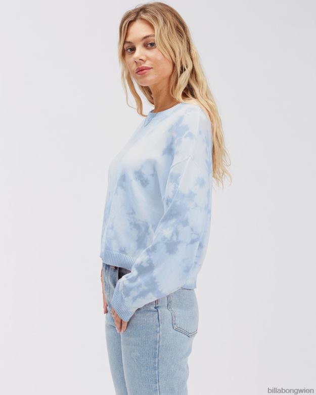 Billabong Clothing 00V682300 | Billabong Under the Sun-Pullover mit Rundhalsausschnitt süßes Blau Frauen