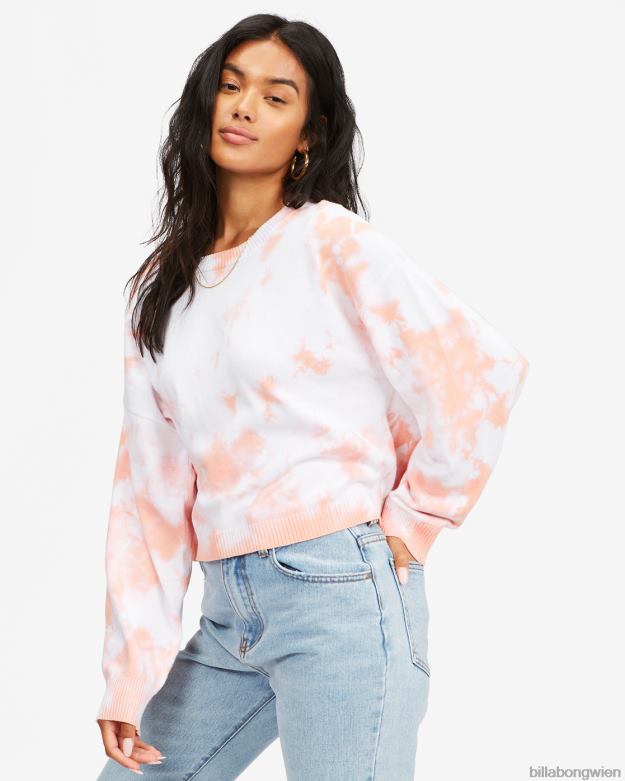 Billabong Clothing 00V682328 | Billabong Under the Sun-Pullover mit Rundhalsausschnitt Melone Frauen