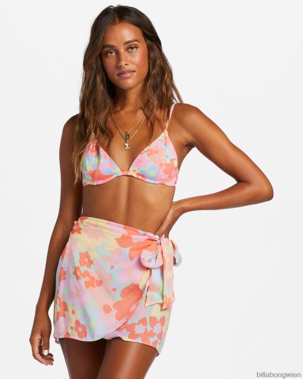Billabong Clothing 00V681343 | Billabong Under Wraps Mini-Wickelrock Pfirsichkuchen Frauen