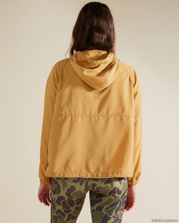 Billabong Clothing 00V682360 | Billabong a/div-Trail entlang des Anorak-Pulloverrocks wilder Honig Frauen