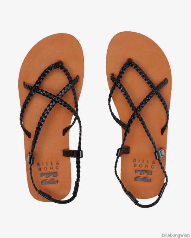 Billabong Clothing 00V682489 | Billabong Kreuzung mit geflochtenen Sandalen aus schwarz Frauen