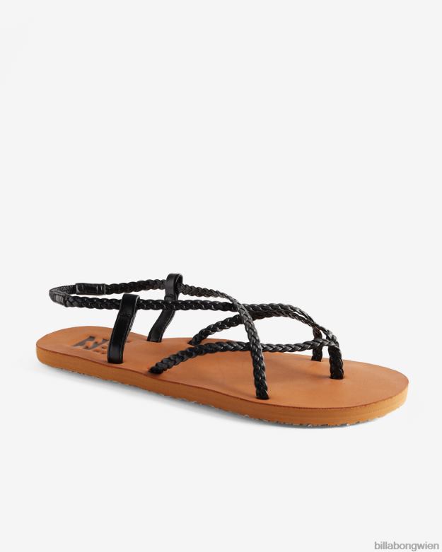 Billabong Clothing 00V682489 | Billabong Kreuzung mit geflochtenen Sandalen aus schwarz Frauen